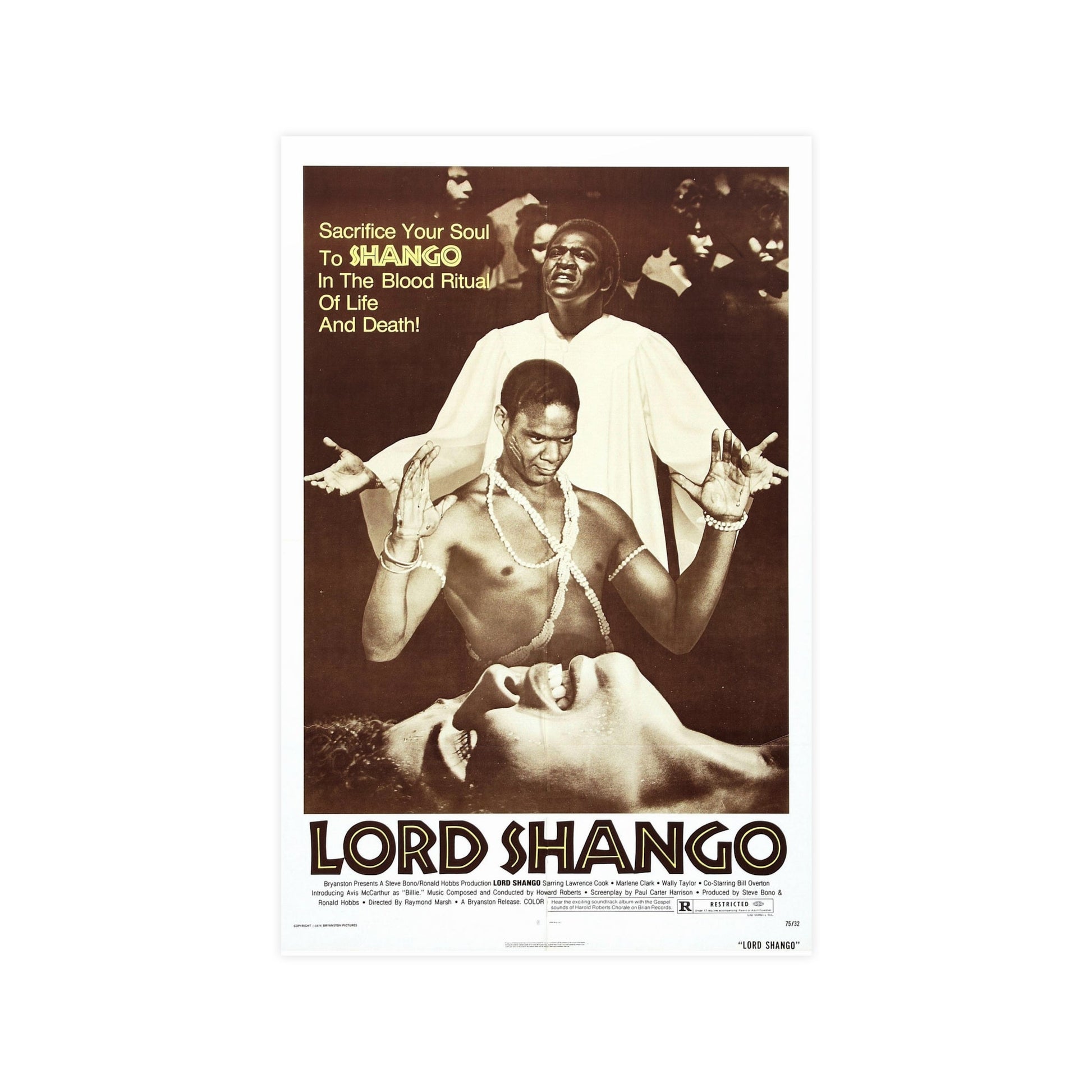 LORD SHANGO 1975 - Paper Movie Poster-11″ x 17″ (Vertical)-The Sticker Space