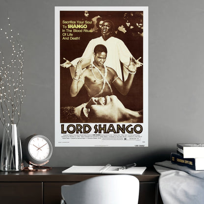 LORD SHANGO 1975 - Paper Movie Poster-The Sticker Space