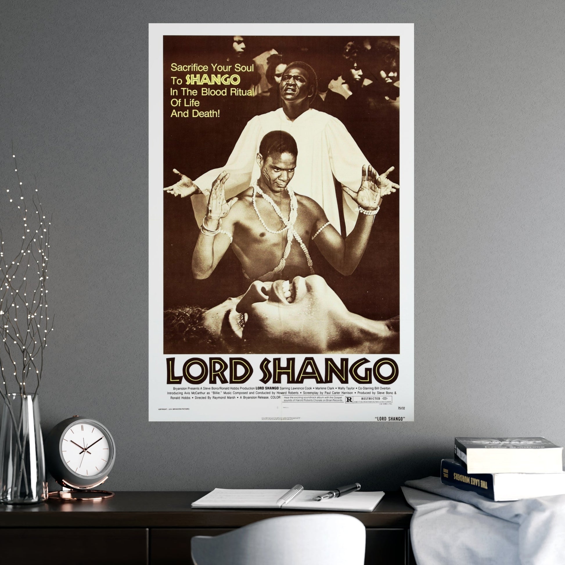 LORD SHANGO 1975 - Paper Movie Poster-The Sticker Space