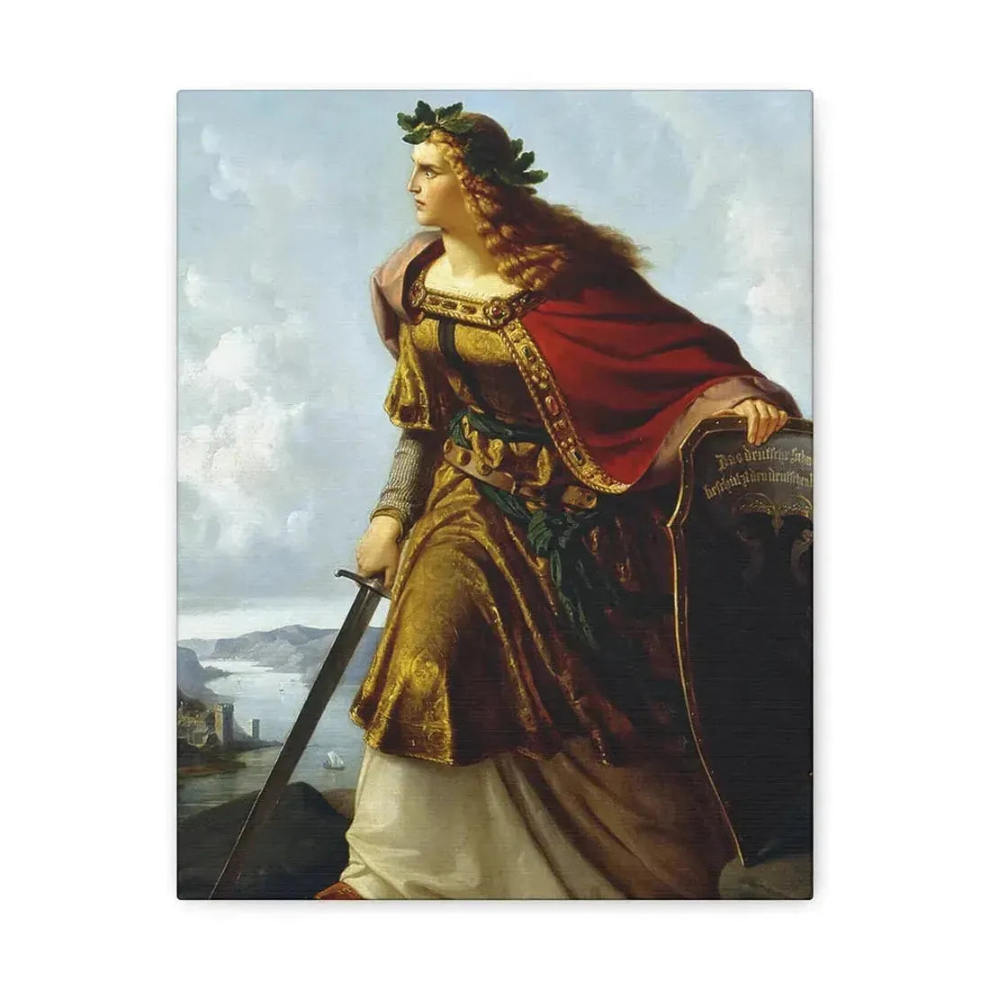 Lorenz Clasen (1812-1899) Germania - 1860 - Canvas Wall Art 11″ x 14″ 1.25" - The Sticker Space