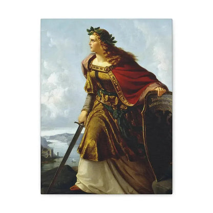 Lorenz Clasen (1812-1899) Germania - 1860 - Canvas Wall Art 12″ x 16″ 1.25" - The Sticker Space