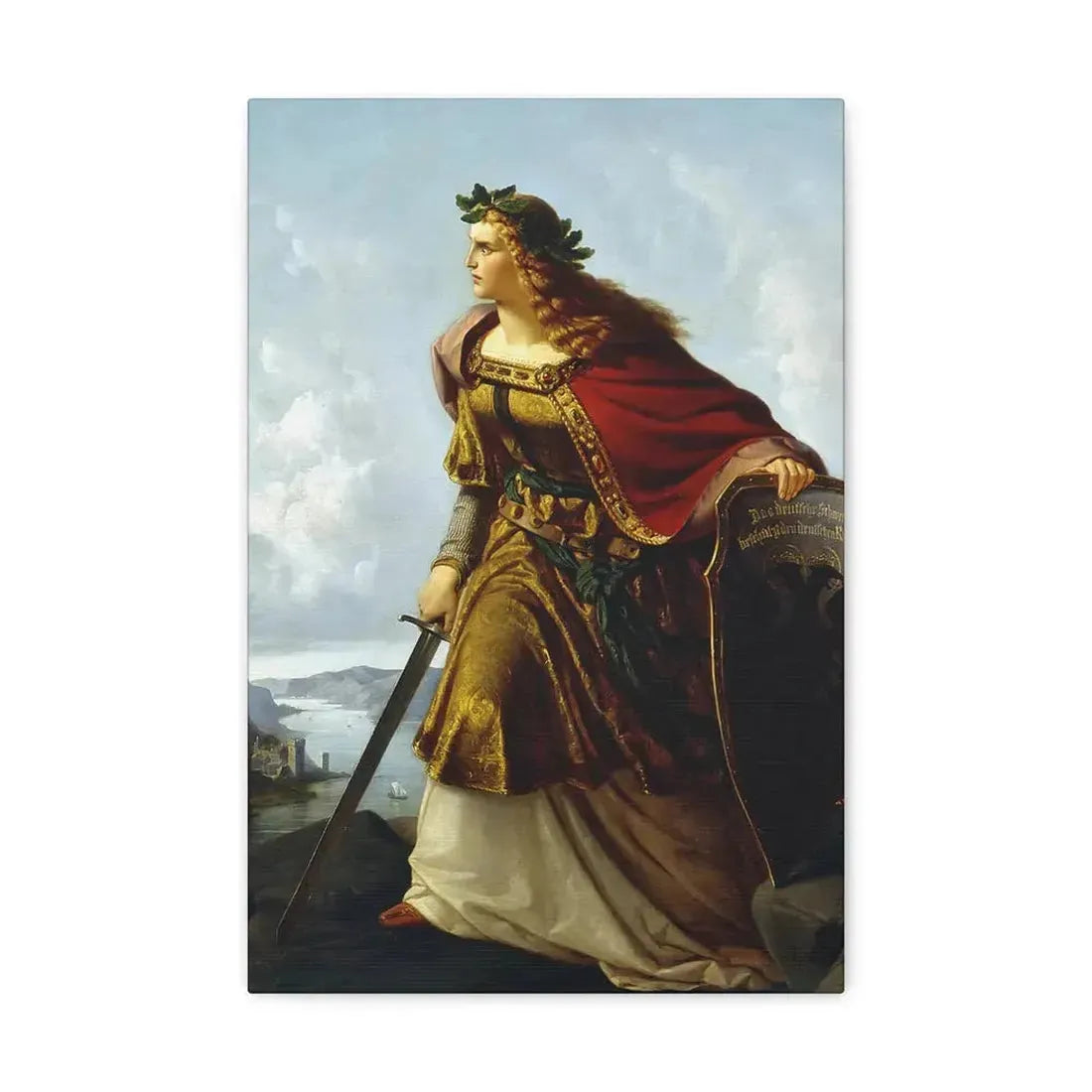 Lorenz Clasen (1812-1899) Germania - 1860 - Canvas Wall Art 12" x 18" 1.25" - The Sticker Space