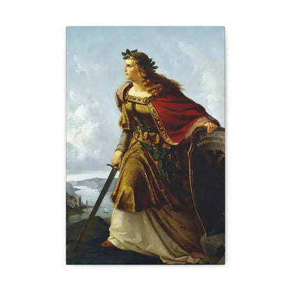 Lorenz Clasen (1812-1899) Germania - 1860 - Canvas Wall Art 12" x 18" 1.25" - The Sticker Space