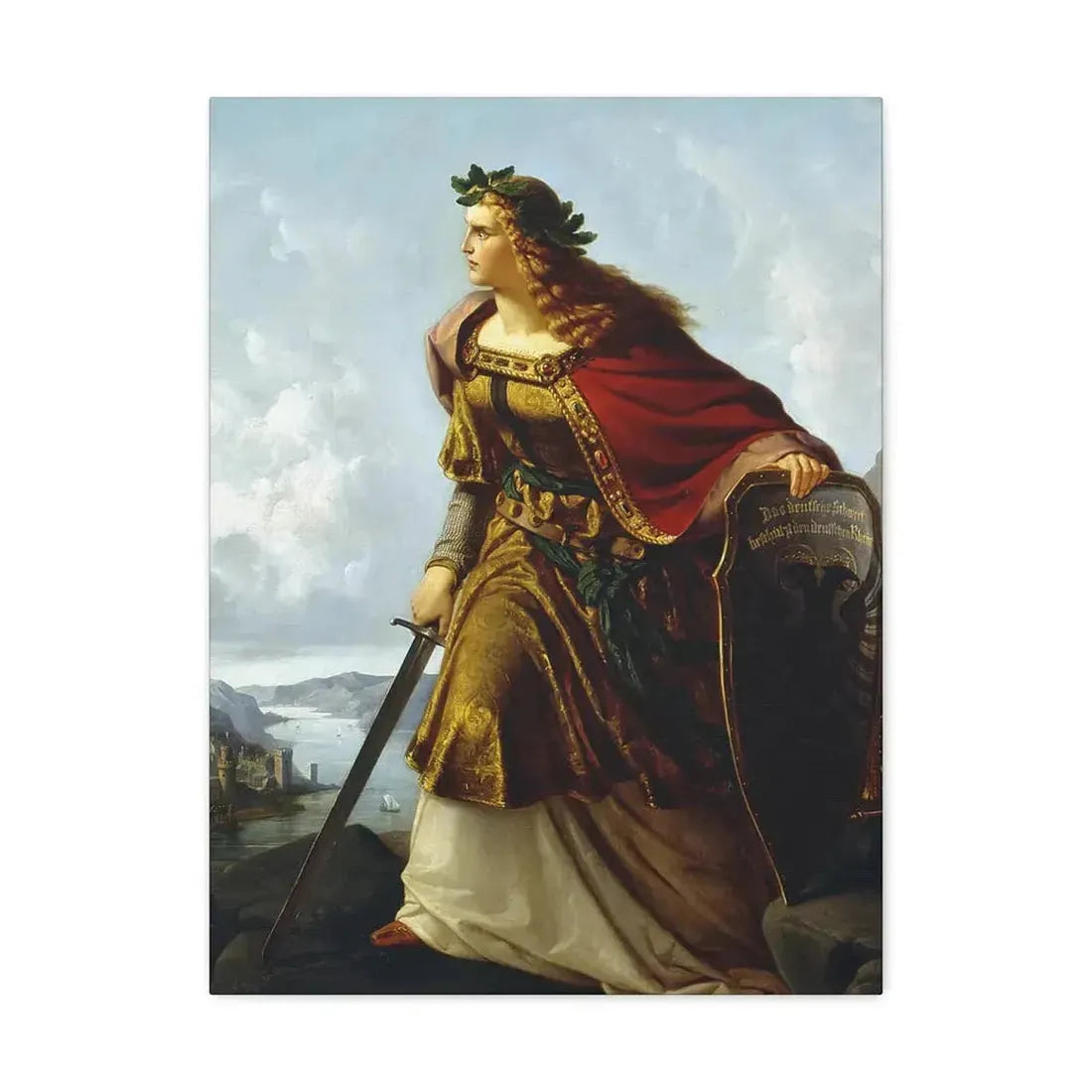 Lorenz Clasen (1812-1899) Germania - 1860 - Canvas Wall Art 18″ x 24″ 1.25" - The Sticker Space