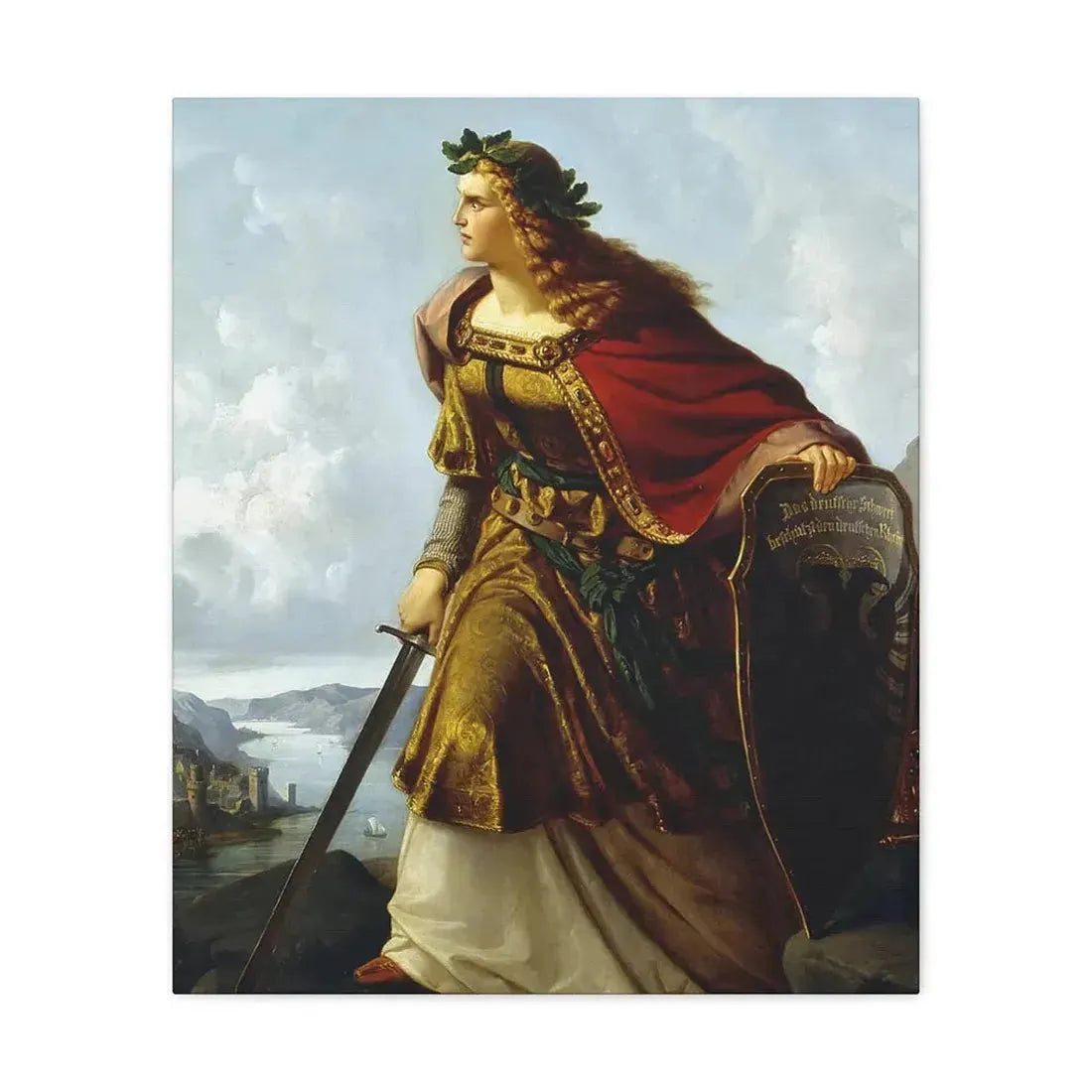 Lorenz Clasen (1812-1899) Germania - 1860 - Canvas Wall Art 20″ x 24″ 1.25" - The Sticker Space