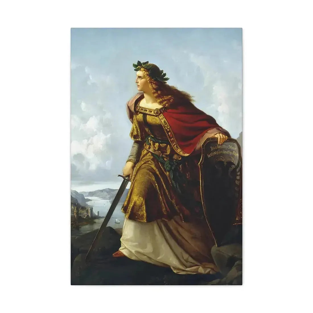 Lorenz Clasen (1812-1899) Germania - 1860 - Canvas Wall Art 20″ x 30″ 1.25" - The Sticker Space