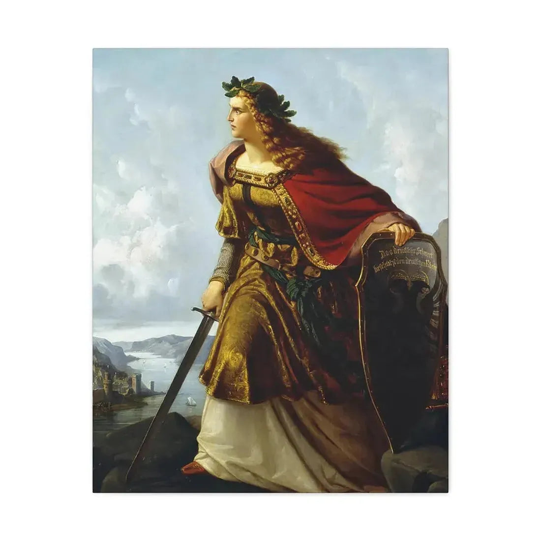 Lorenz Clasen (1812-1899) Germania - 1860 - Canvas Wall Art 24″ x 30″ 1.25" - The Sticker Space