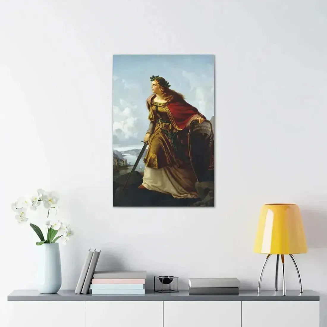 Lorenz Clasen (1812-1899) Germania - 1860 - Canvas Wall Art - The Sticker Space