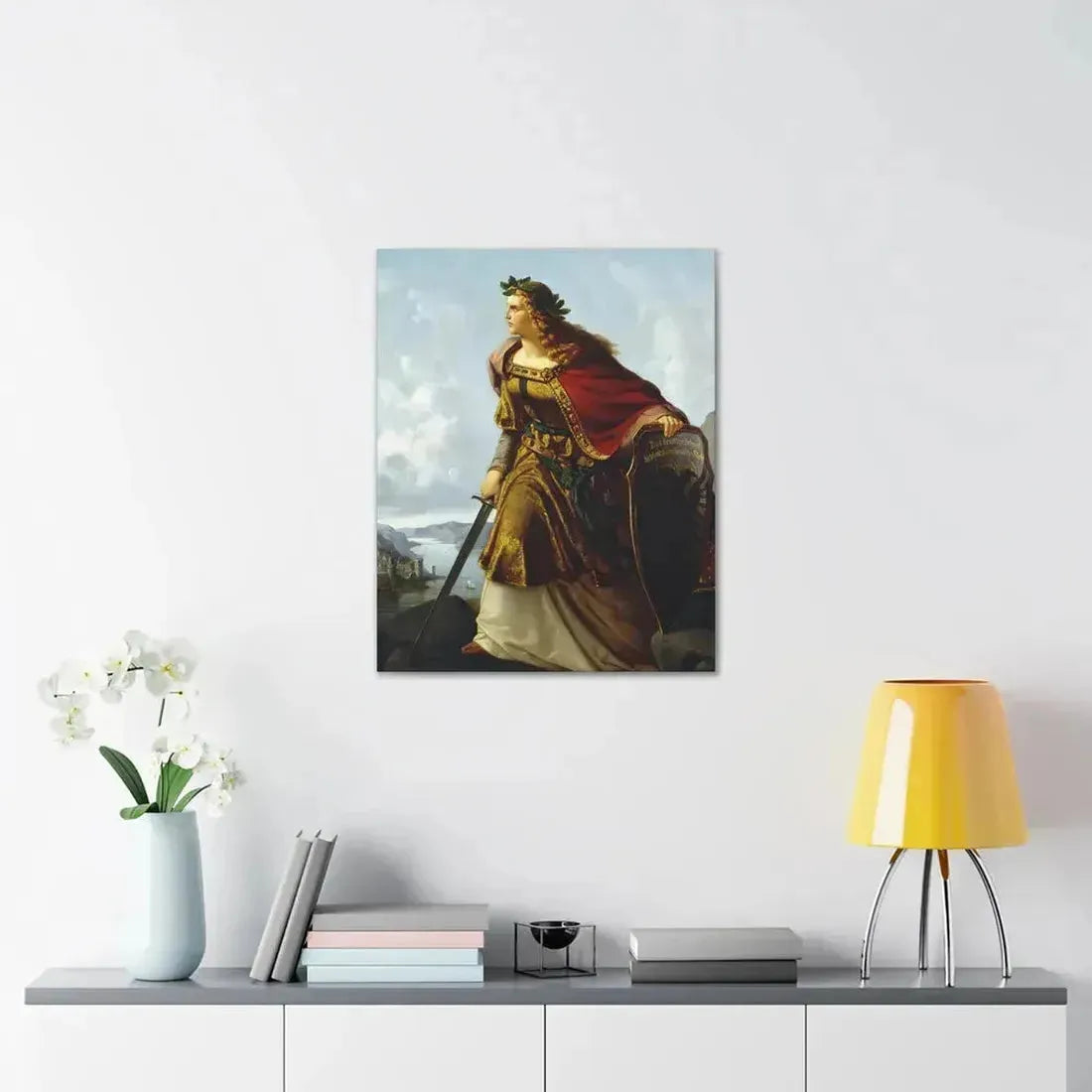 Lorenz Clasen (1812-1899) Germania - 1860 - Canvas Wall Art - The Sticker Space