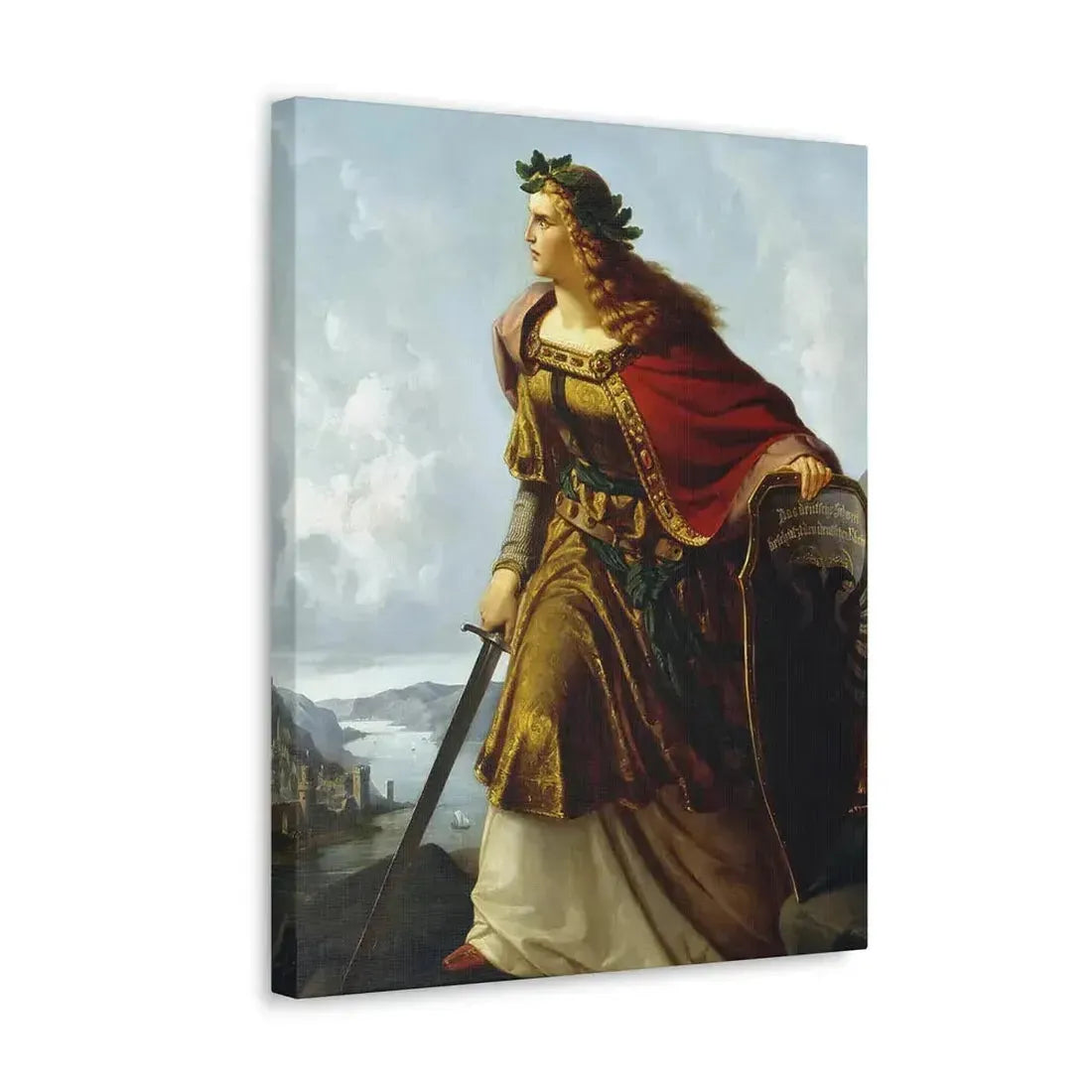 Lorenz Clasen (1812-1899) Germania - 1860 - Canvas Wall Art - The Sticker Space
