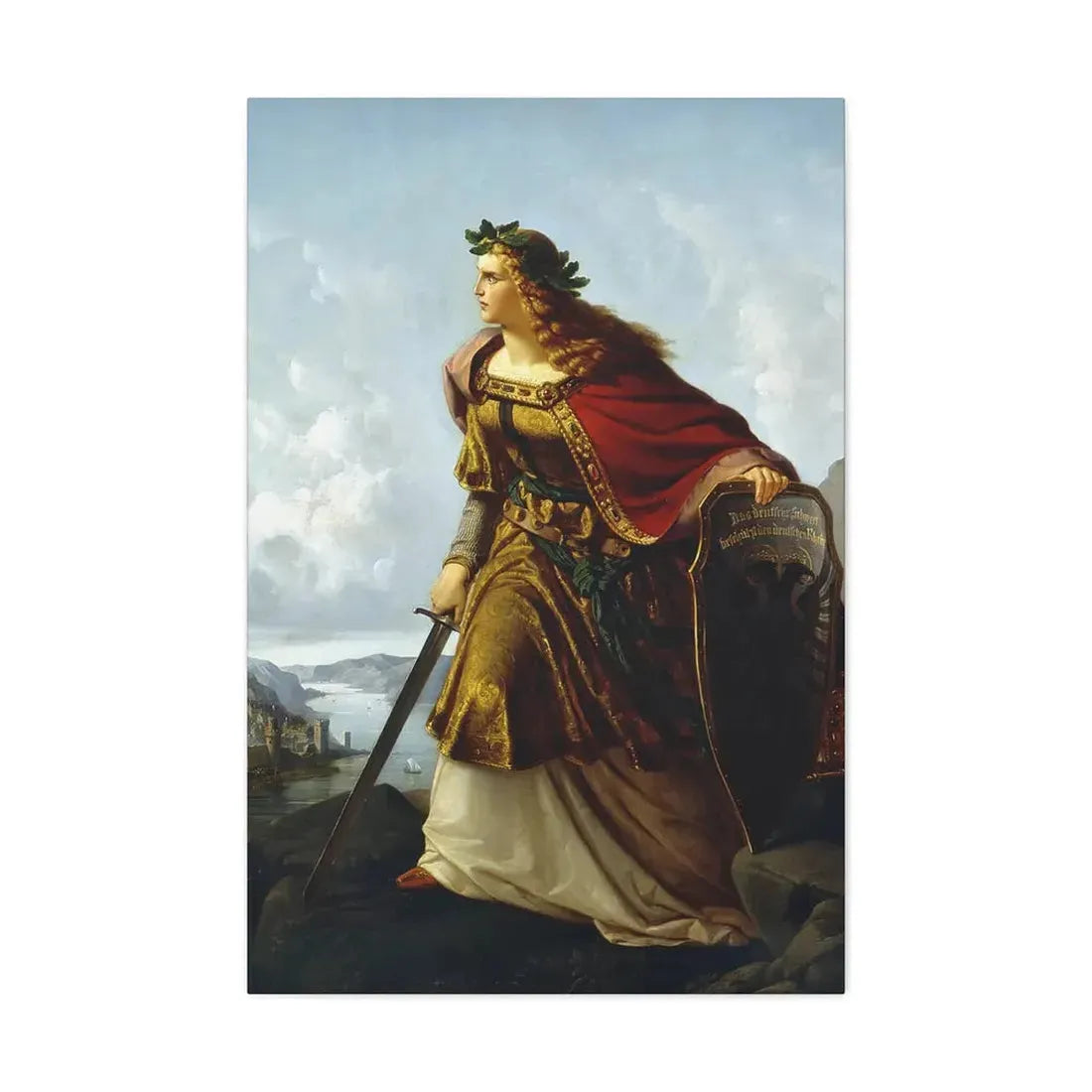 Lorenz Clasen (1812-1899) Germania - 1860 - Canvas Wall Art - The Sticker Space