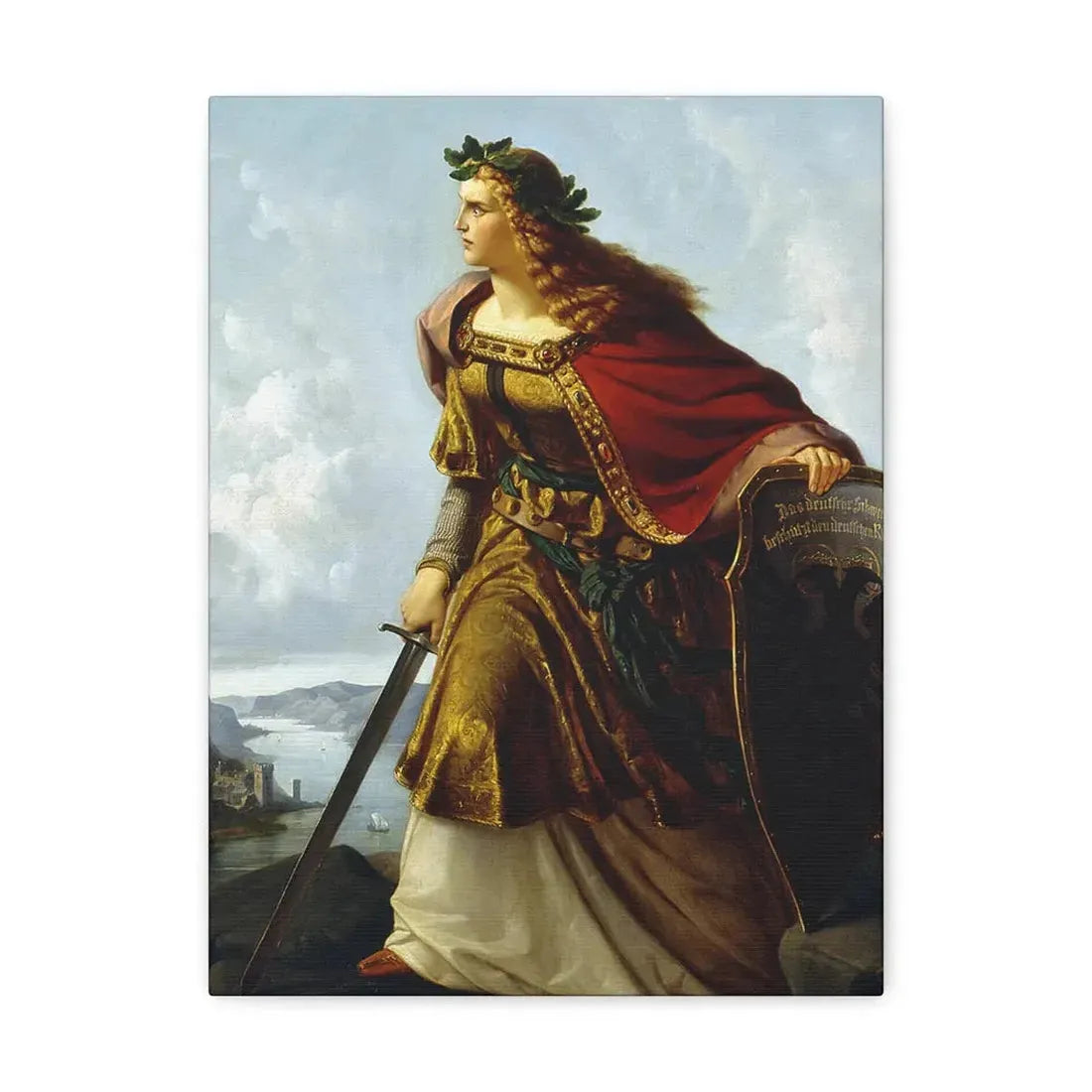 Lorenz Clasen (1812-1899) Germania - 1860 - Canvas Wall Art - The Sticker Space