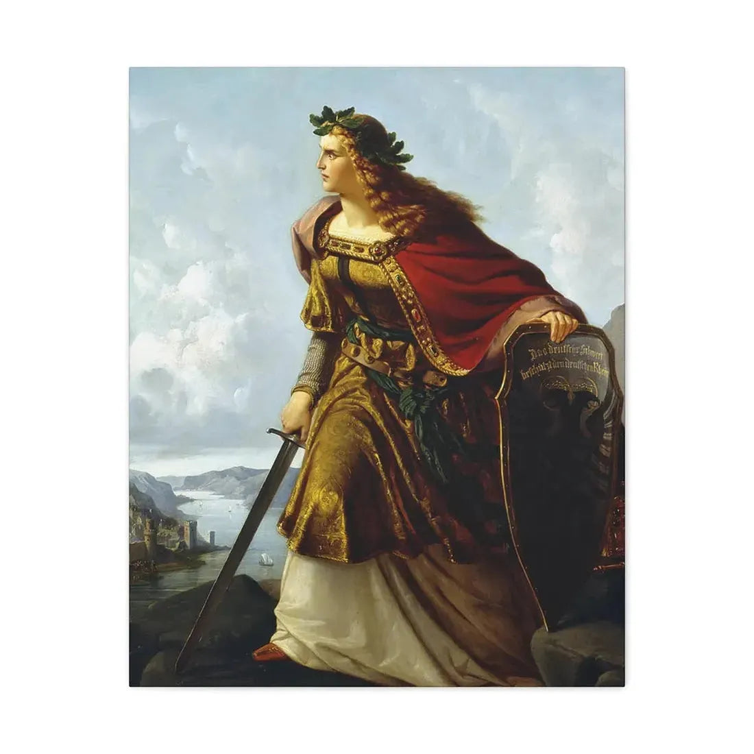 Lorenz Clasen (1812-1899) Germania - 1860 - Canvas Wall Art - The Sticker Space