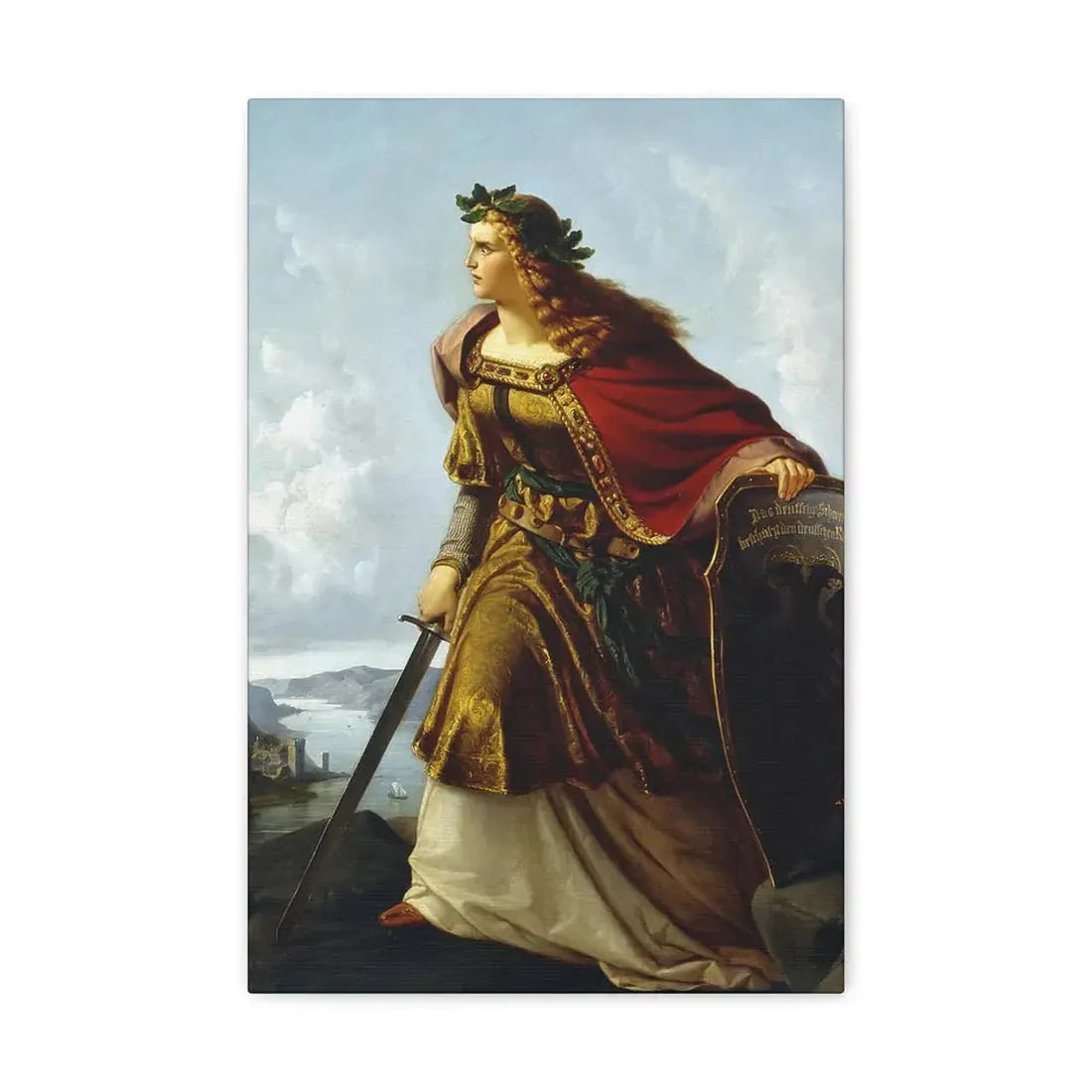 Lorenz Clasen (1812-1899) Germania - 1860 - Canvas Wall Art - The Sticker Space