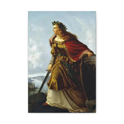 Lorenz Clasen (1812-1899) Germania - 1860 - Canvas Wall Art - The Sticker Space