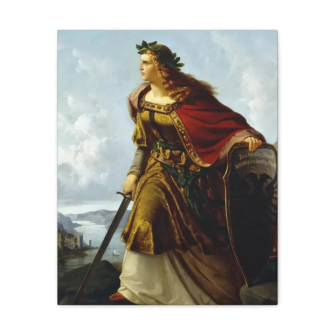 Lorenz Clasen (1812-1899) Germania - 1860 - Canvas Wall Art - The Sticker Space