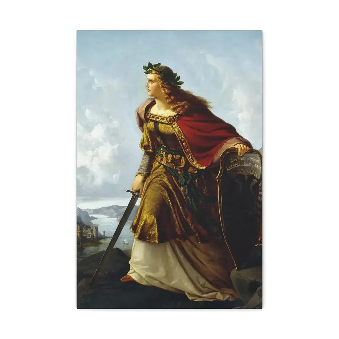 Lorenz Clasen (1812-1899) Germania - 1860 - Canvas Wall Art - The Sticker Space
