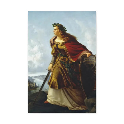 Lorenz Clasen (1812-1899) Germania - 1860 - Canvas Wall Art - The Sticker Space