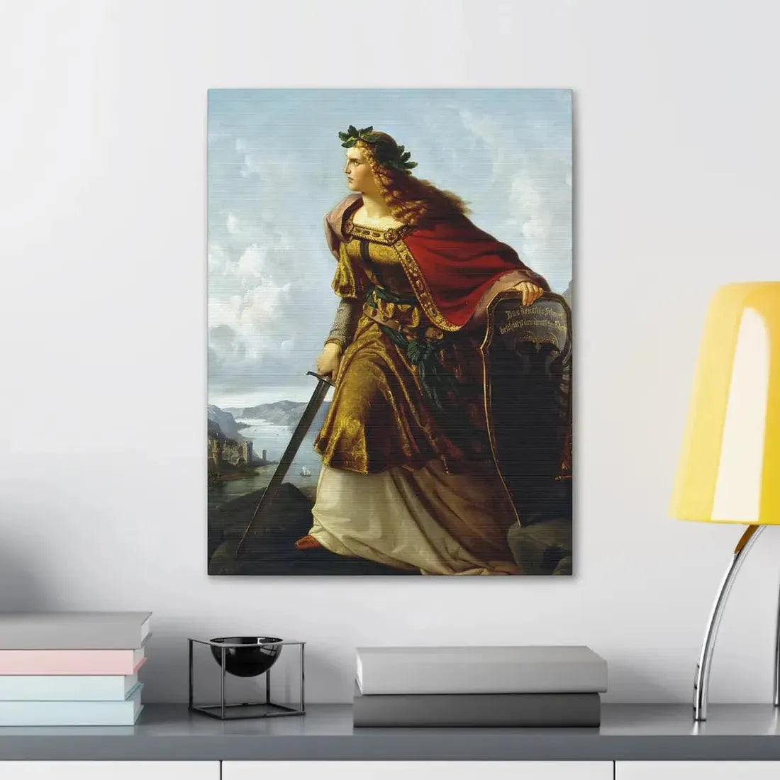 Lorenz Clasen (1812-1899) Germania - 1860 - Canvas Wall Art - The Sticker Space