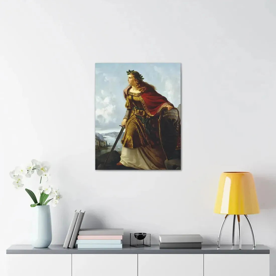 Lorenz Clasen (1812-1899) Germania - 1860 - Canvas Wall Art - The Sticker Space