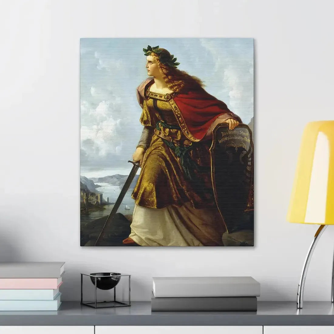 Lorenz Clasen (1812-1899) Germania - 1860 - Canvas Wall Art - The Sticker Space