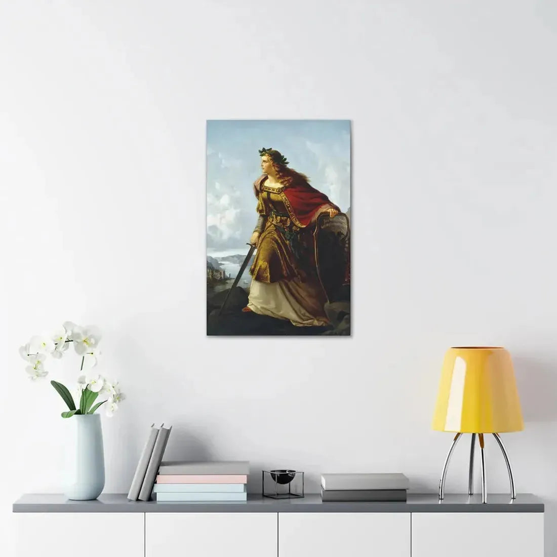 Lorenz Clasen (1812-1899) Germania - 1860 - Canvas Wall Art - The Sticker Space