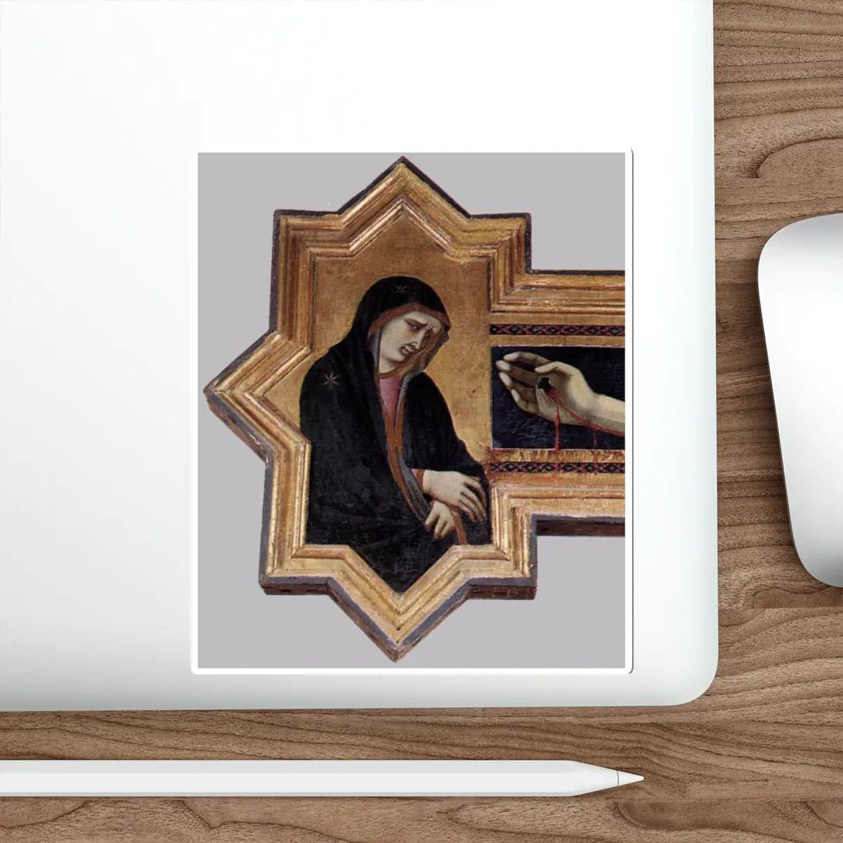 SKU:12633981530479024074 Sticker types:White Shape:Die-Cut Sizes:6" × 6"
