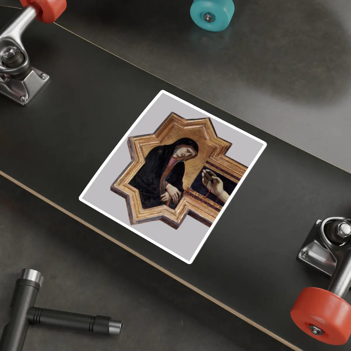SKU:12633981530479024074 Sticker types:White Shape:Die-Cut Sizes:6" × 6"