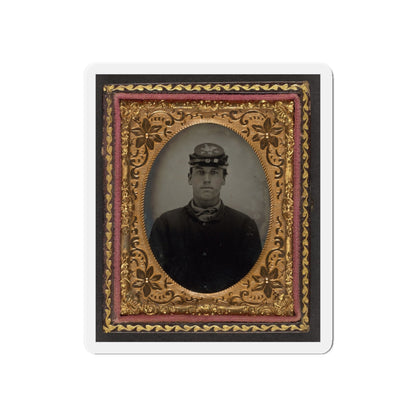 Lorenzo Hawkins Of Company I, 12th Regiment New Hampshire Volunteers (U.S. Civil War) Refrigerator Magnet-6 × 6"-The Sticker Space