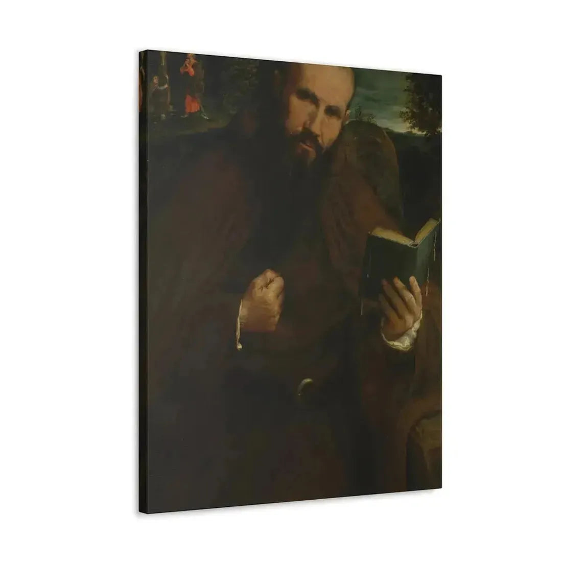 Lorenzo Lotto (c1480-1556) Brother Gregorio Belo of Vicenza 1547 - Canvas Wall Art - The Sticker Space