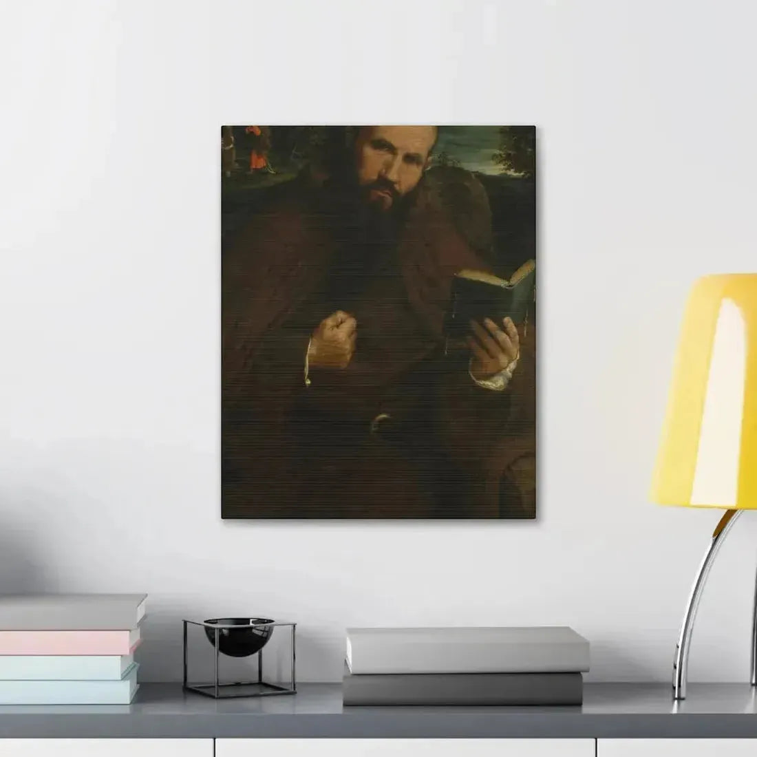 Lorenzo Lotto (c1480-1556) Brother Gregorio Belo of Vicenza 1547 - Canvas Wall Art - The Sticker Space