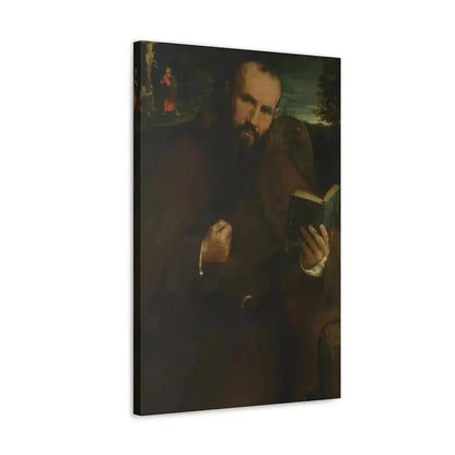 Lorenzo Lotto (c1480-1556) Brother Gregorio Belo of Vicenza 1547 - Canvas Wall Art - The Sticker Space