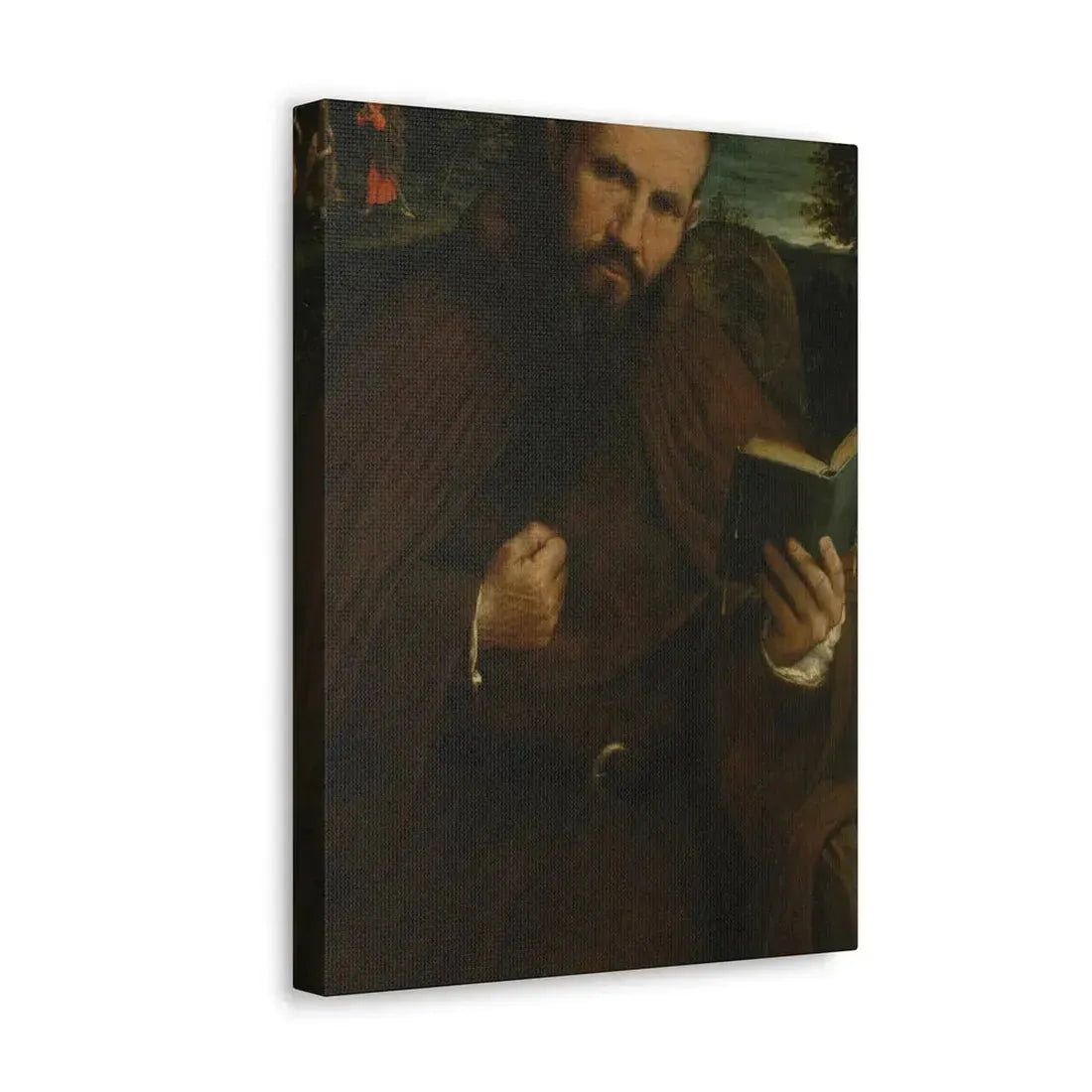 Lorenzo Lotto (c1480-1556) Brother Gregorio Belo of Vicenza 1547 - Canvas Wall Art - The Sticker Space
