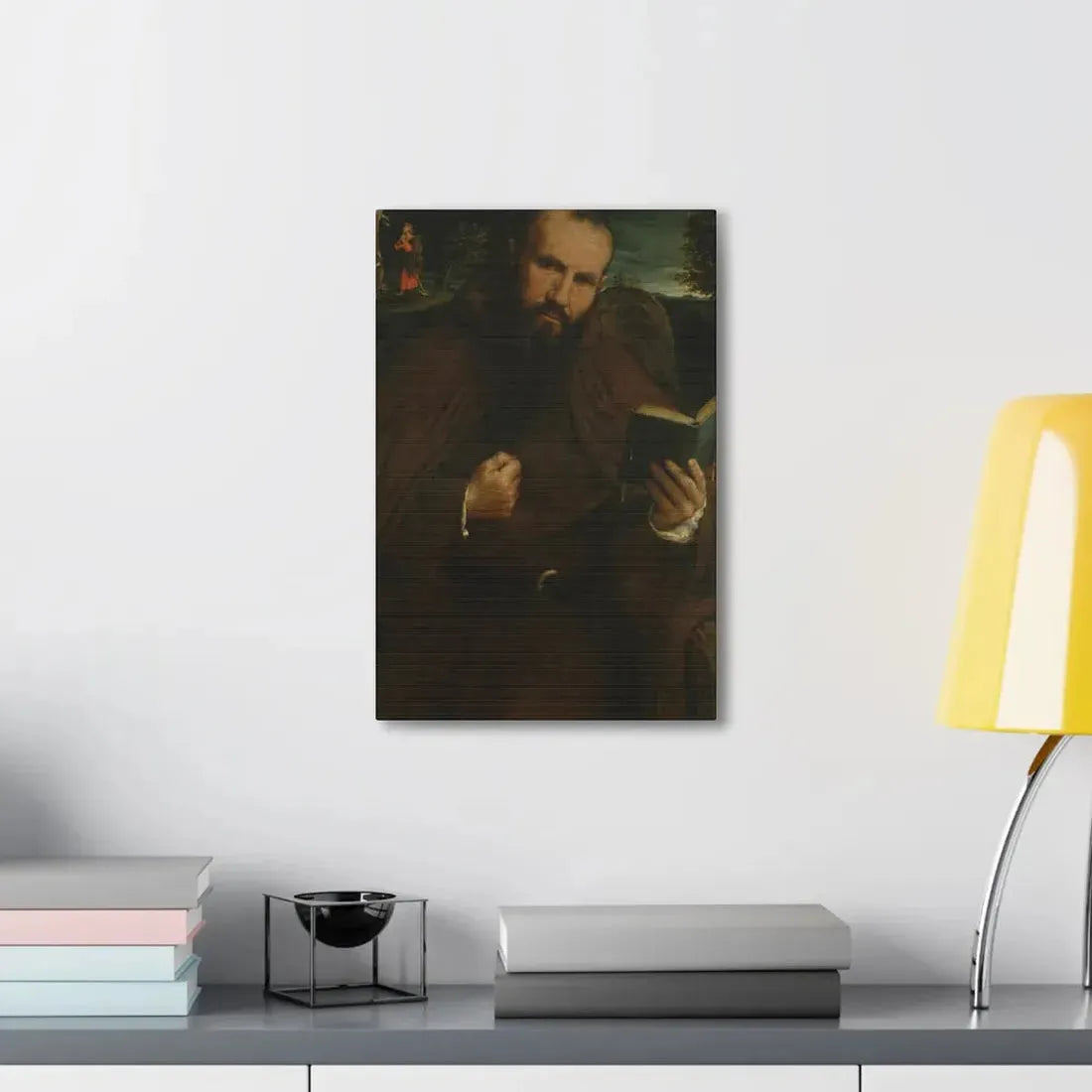 Lorenzo Lotto (c1480-1556) Brother Gregorio Belo of Vicenza 1547 - Canvas Wall Art - The Sticker Space