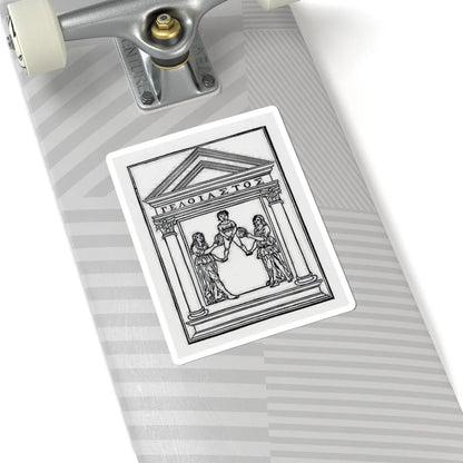 SKU:TSS-STICK-LRNLTT-6X6-5 Sizes:6" × 6" Types:White