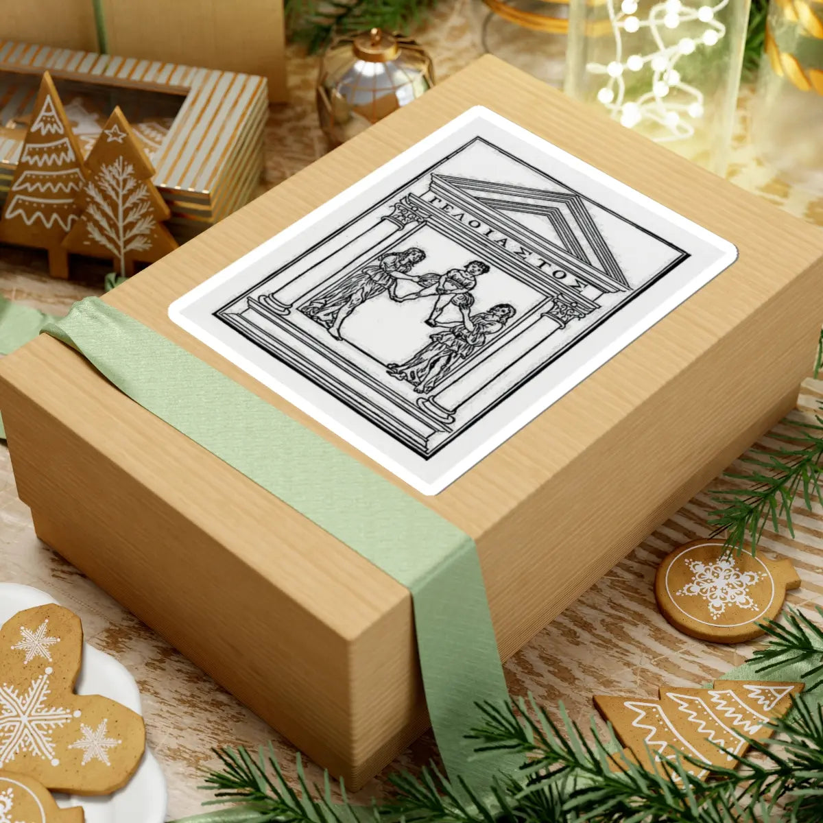 SKU:TSS-STICK-LRNLTT-6X6-5 Sizes:6" × 6" Types:White