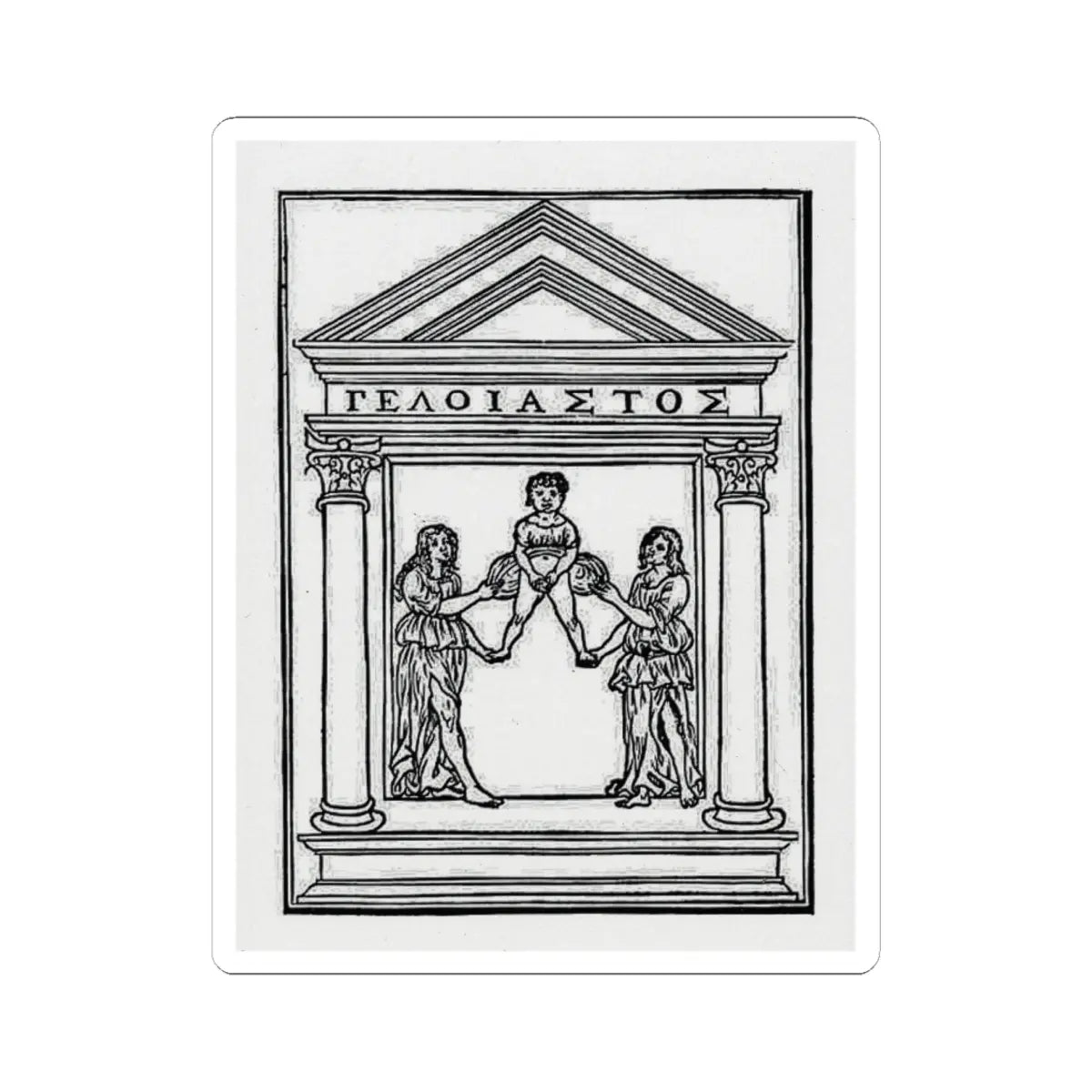 SKU:TSS-STICK-LRNLTT-6X6-5 Sizes:6" × 6" Types:White