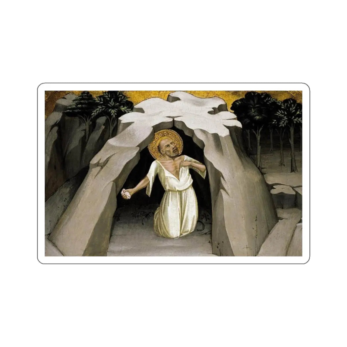 SKU:29127635972670303898 Sticker types:White Shape:Die-Cut Sizes:4" × 4"