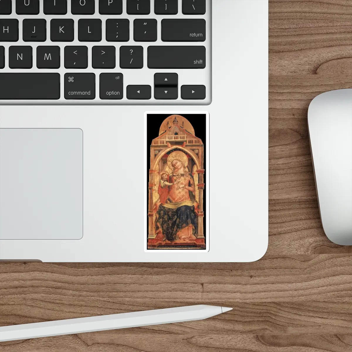 SKU:18312667943918292554 Sticker types:White Shape:Die-Cut Sizes:4" × 4"