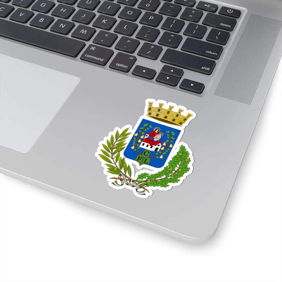 Loreto-Stemma (Italy) (Coat of Arms) STICKER Vinyl Kiss-Cut Decal - The Sticker Space
