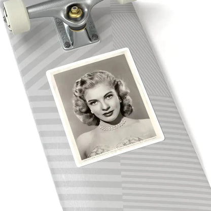 Lori Nelson #02 - 8.25x10 Head & Shoulder B&W Glamour Portrait Vintage Photo from 1-11-1952 1 (Vintage Female Icon) STICKER Vinyl Kiss-Cut Decal - The Sticker Space
