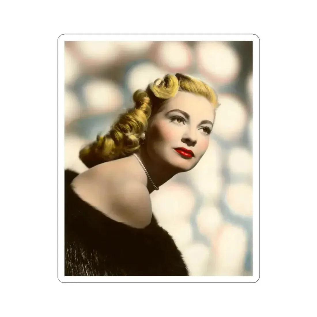 Lori Nelson #104 (Vintage Female Icon) STICKER Vinyl Kiss-Cut Decal 4 Inch White - The Sticker Space