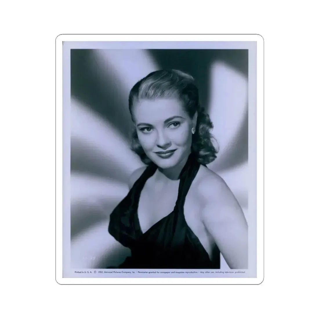 Lori Nelson #108 (Vintage Female Icon) STICKER Vinyl Kiss-Cut Decal 6 Inch White - The Sticker Space