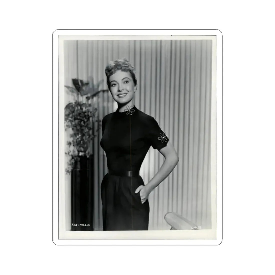 Lori Nelson #110 (Vintage Female Icon) STICKER Vinyl Kiss-Cut Decal 4 Inch White - The Sticker Space