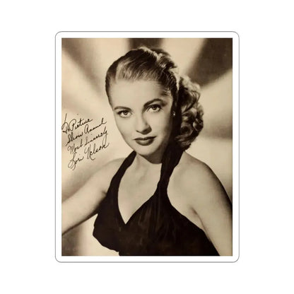 Lori Nelson #112 (Vintage Female Icon) STICKER Vinyl Kiss-Cut Decal 4 Inch White - The Sticker Space