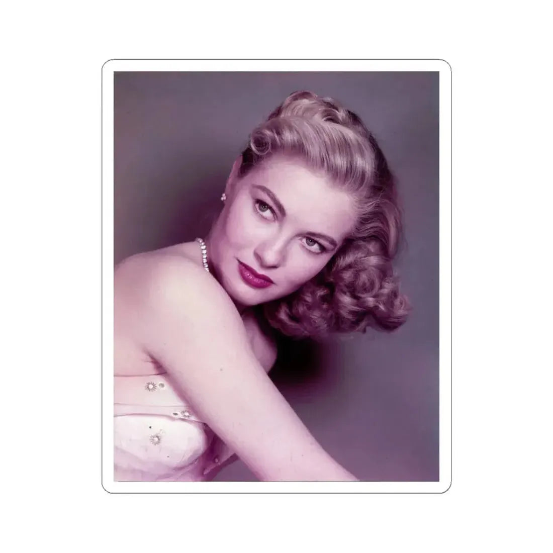 Lori Nelson #115 (Vintage Female Icon) STICKER Vinyl Kiss-Cut Decal 3 Inch White - The Sticker Space