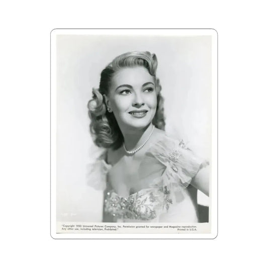 Lori Nelson #151 (Vintage Female Icon) STICKER Vinyl Kiss-Cut Decal 2 Inch White - The Sticker Space