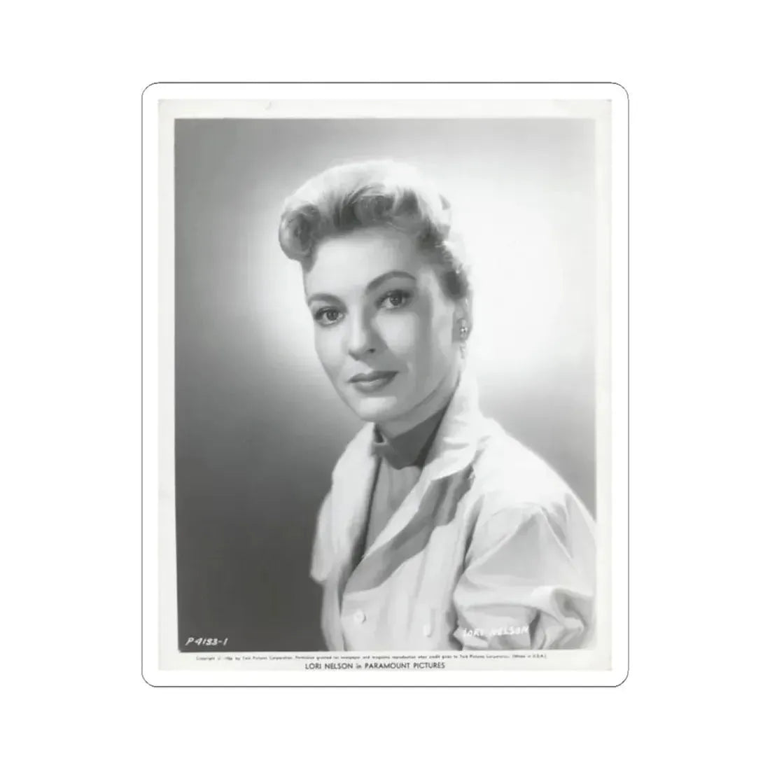 Lori Nelson #158 (Vintage Female Icon) STICKER Vinyl Kiss-Cut Decal 2 Inch White - The Sticker Space