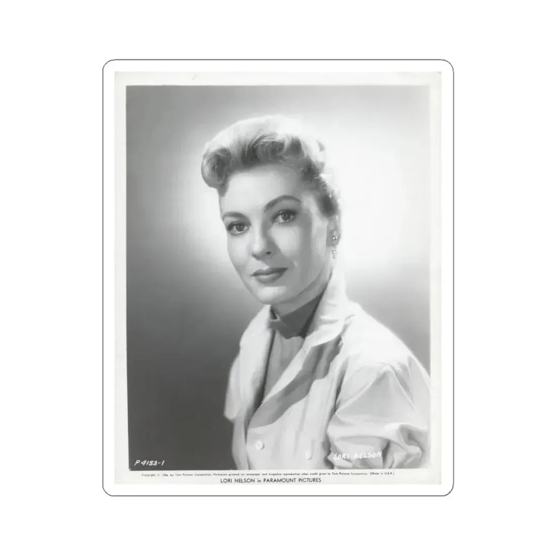 Lori Nelson #158 (Vintage Female Icon) STICKER Vinyl Kiss-Cut Decal 6 Inch White - The Sticker Space