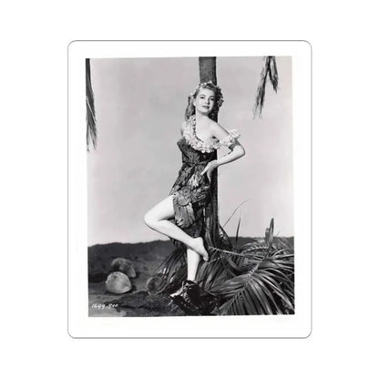 Lori Nelson #161 (Vintage Female Icon) STICKER Vinyl Kiss-Cut Decal 4 Inch White - The Sticker Space